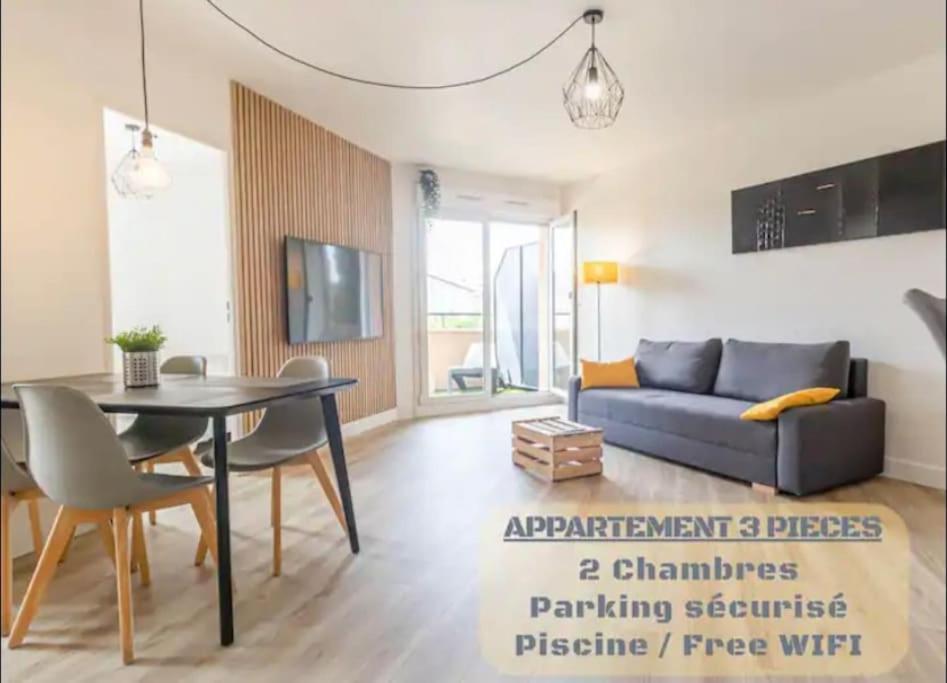 *T3*Toulouse Purpan+Parking+Piscine Lejlighed Eksteriør billede